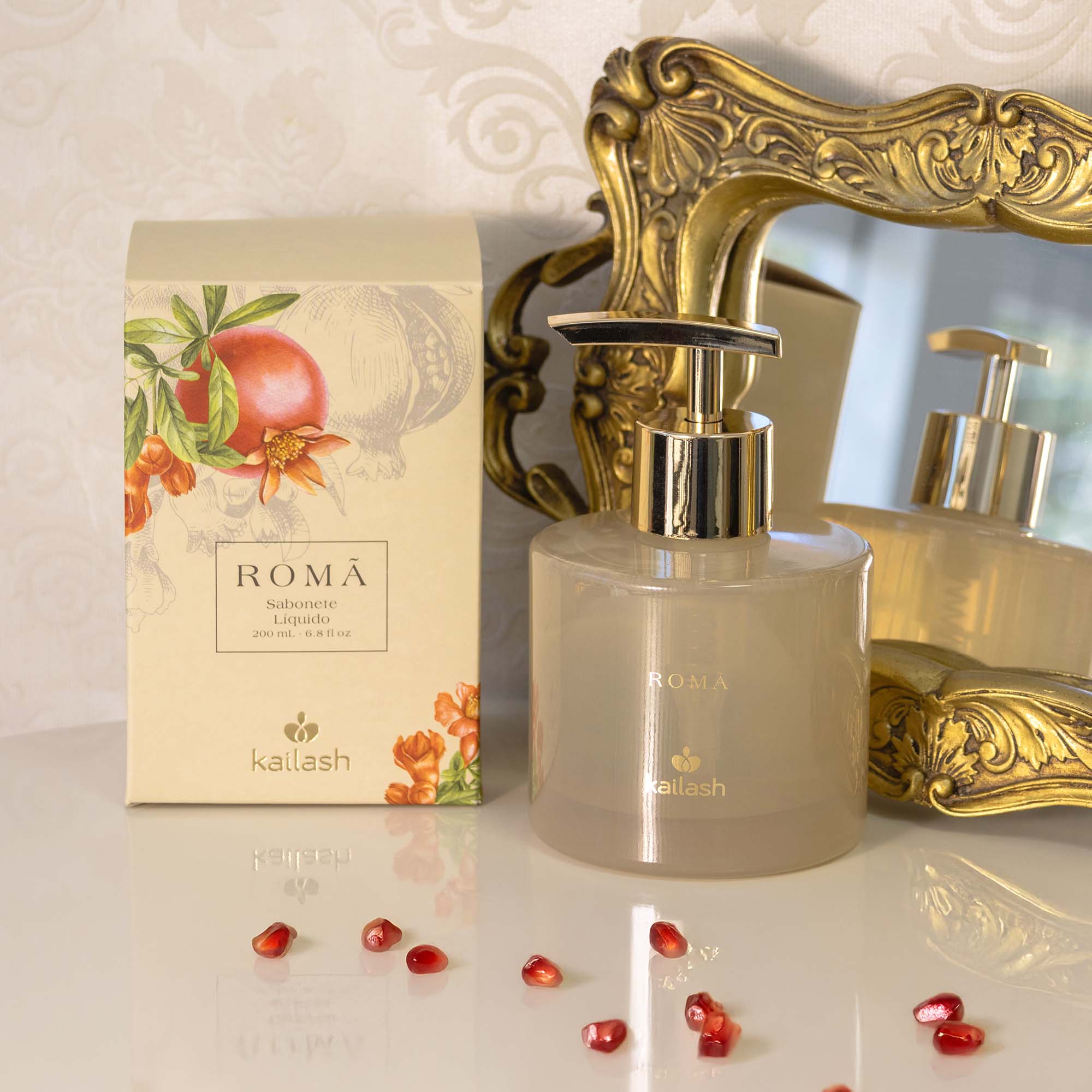 SABONETE LÍQUIDO HIDRATANTE - ROMÃ - 250ML