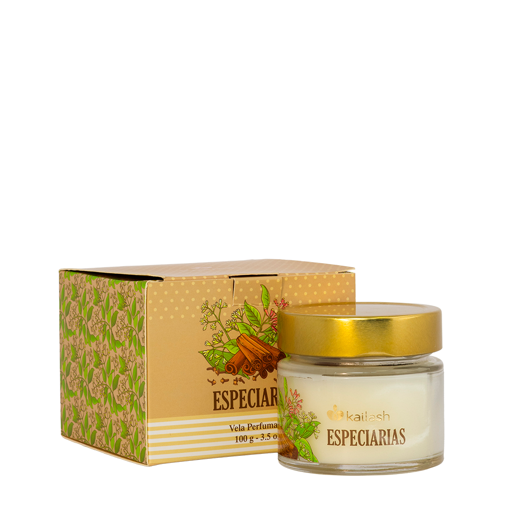 VELA PERFUMADA - ESPECIARIAS - 100G