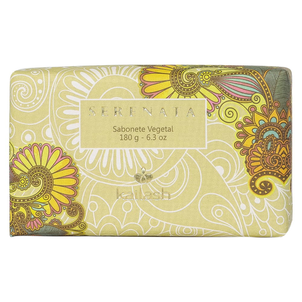 SABONETE EM BARRA VEGETAL - SERENATA - 180G