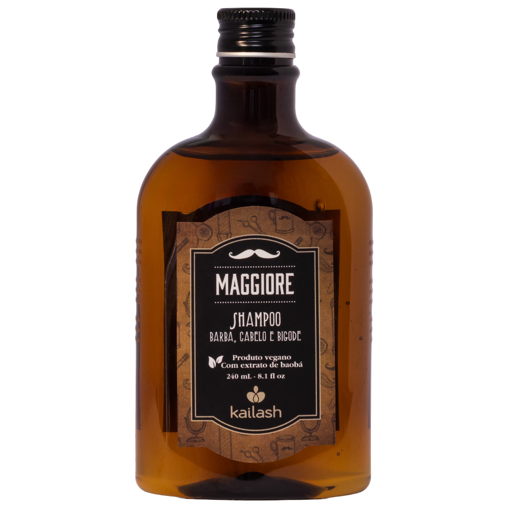 SHAMPOO BARBA E CABELO E BIGODE - MAGGIOR...