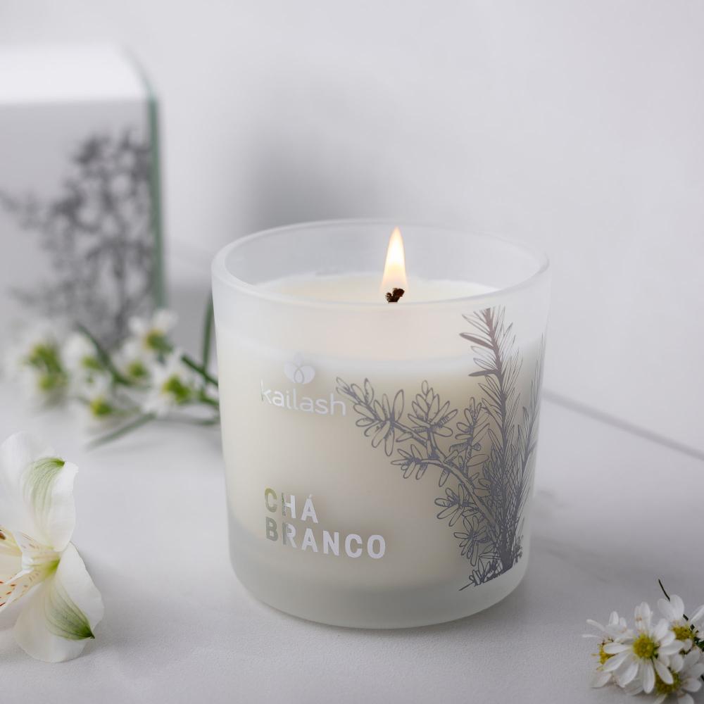 VELA PERFUMADA - CHÁ BRANCO - 180G