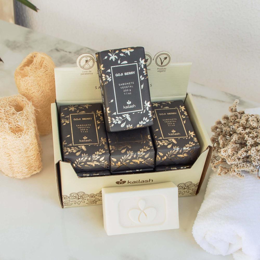 SABONETE EM BARRA VEGETAL - GOJI BERRY - ...