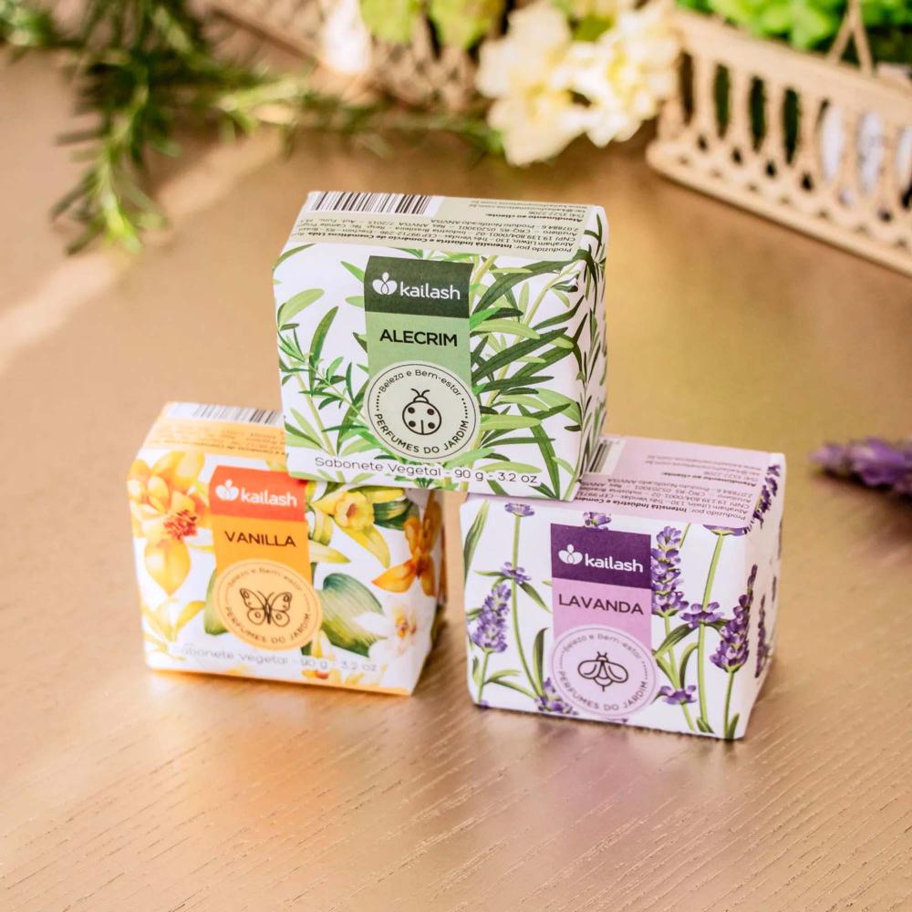 KIT SABONETE EM BARRA - PERFUMES DO JARDI...